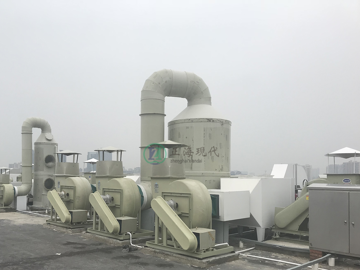 無機廢氣處理裝置(噴淋塔處理裝置)